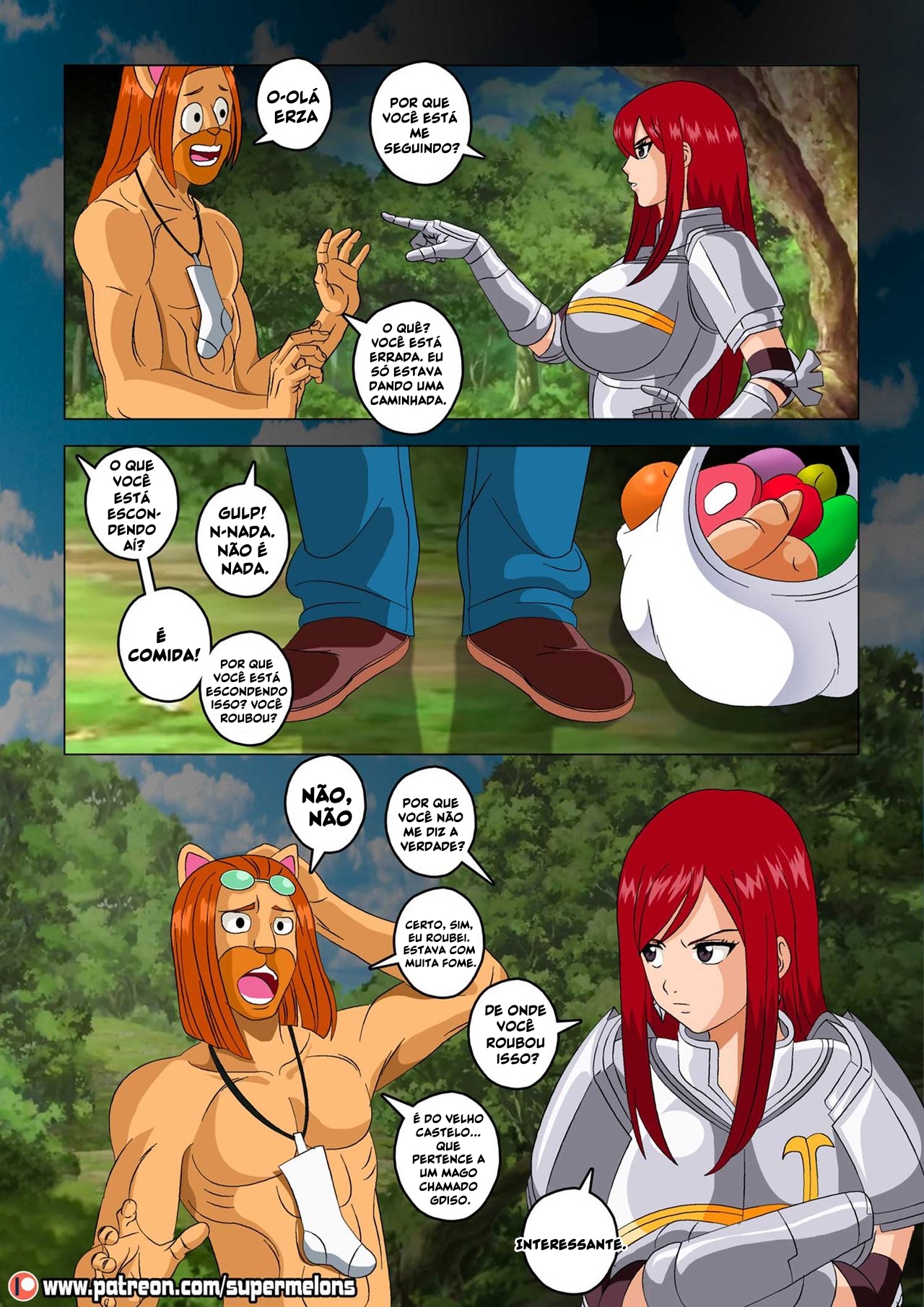 Fairy Tail Porno: O Feitiço Infernal - Quadrinhos Eróticos - Hentai - Foto 26