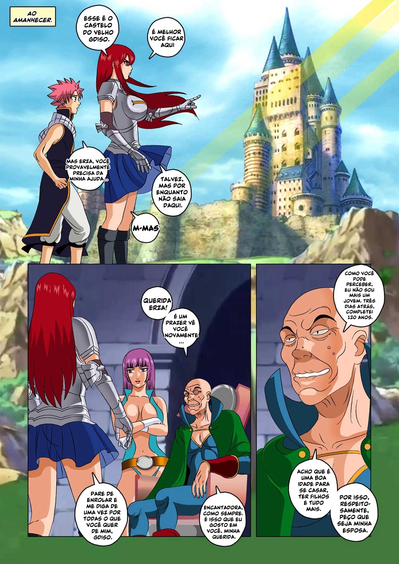 Fairy Tail Porno: O Feitiço Infernal - Quadrinhos Eróticos - Hentai - Foto 9