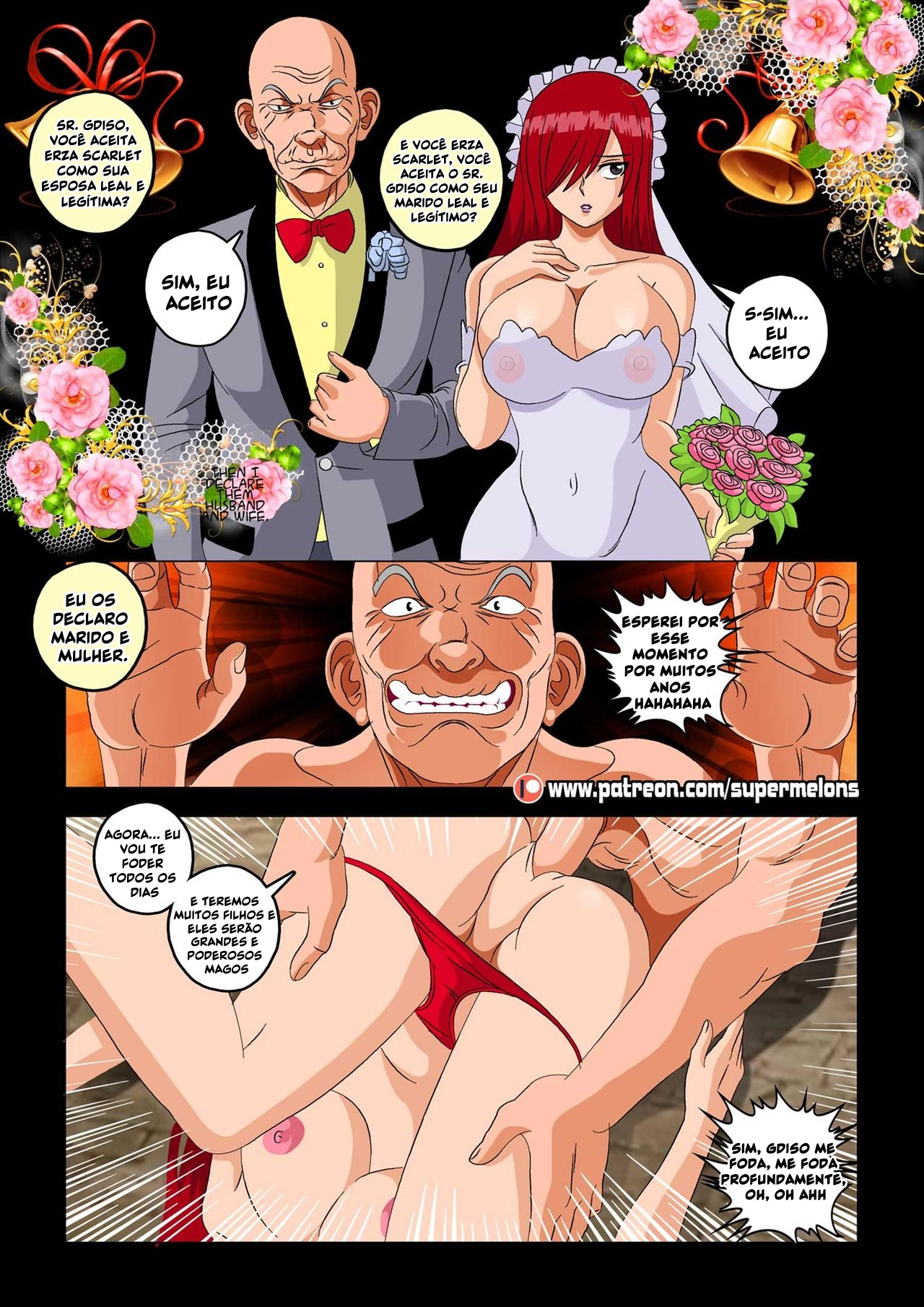 Fairy Tail Porno: O Feitiço Infernal - Quadrinhos Eróticos - Hentai - Foto 45