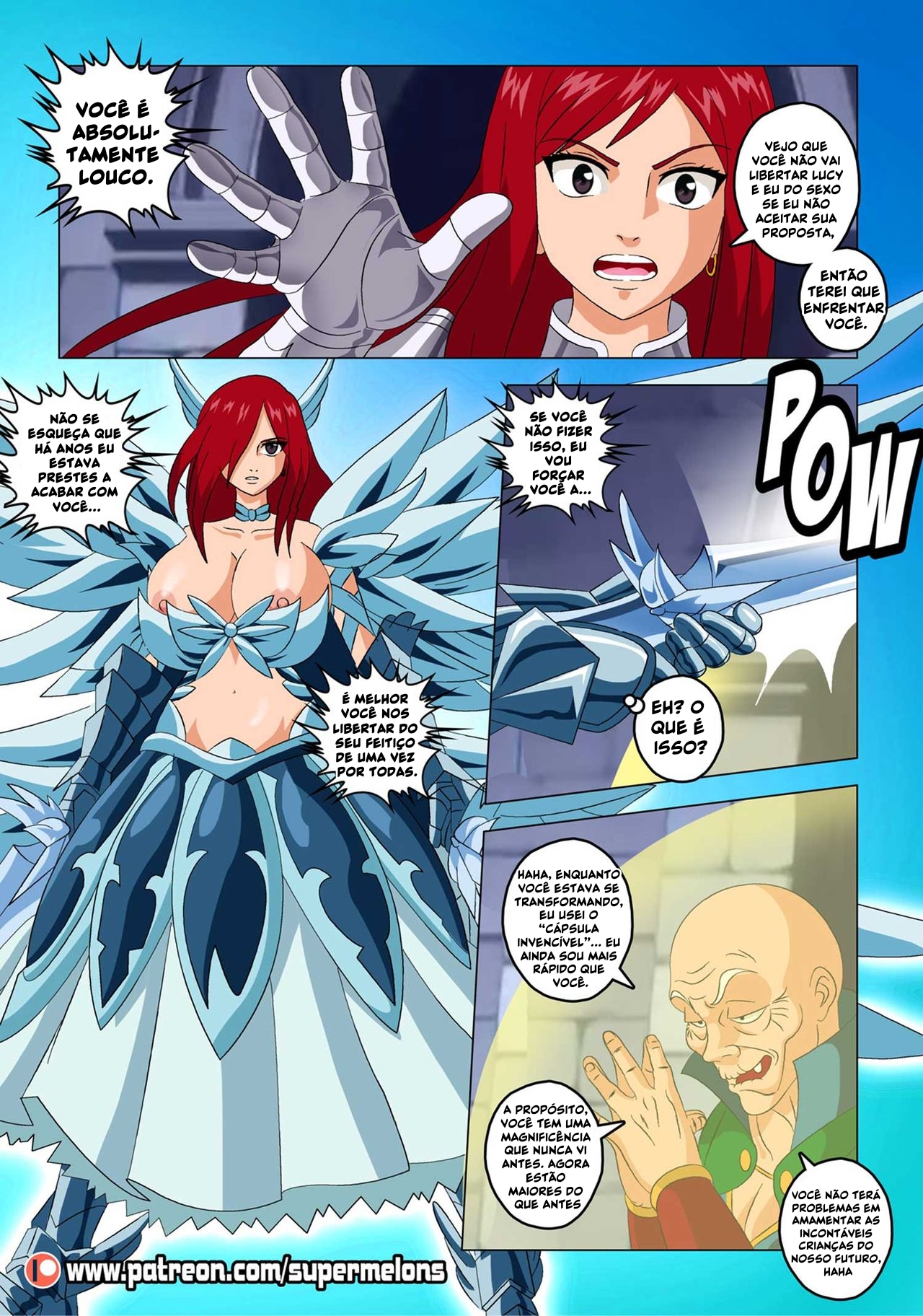 Fairy Tail Porno: O Feitiço Infernal - Quadrinhos Eróticos - Hentai - Foto 11