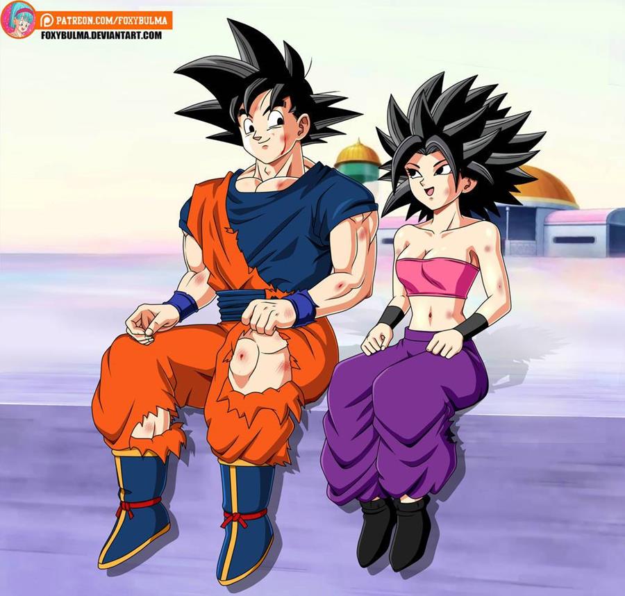 HQ Hentai: Dragon Ball - Goku vs Caulifla e Kale - Foto 1