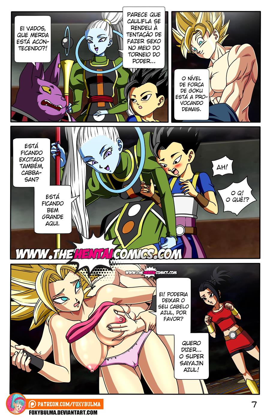 HQ Hentai: Dragon Ball - Goku vs Caulifla e Kale - Foto 8