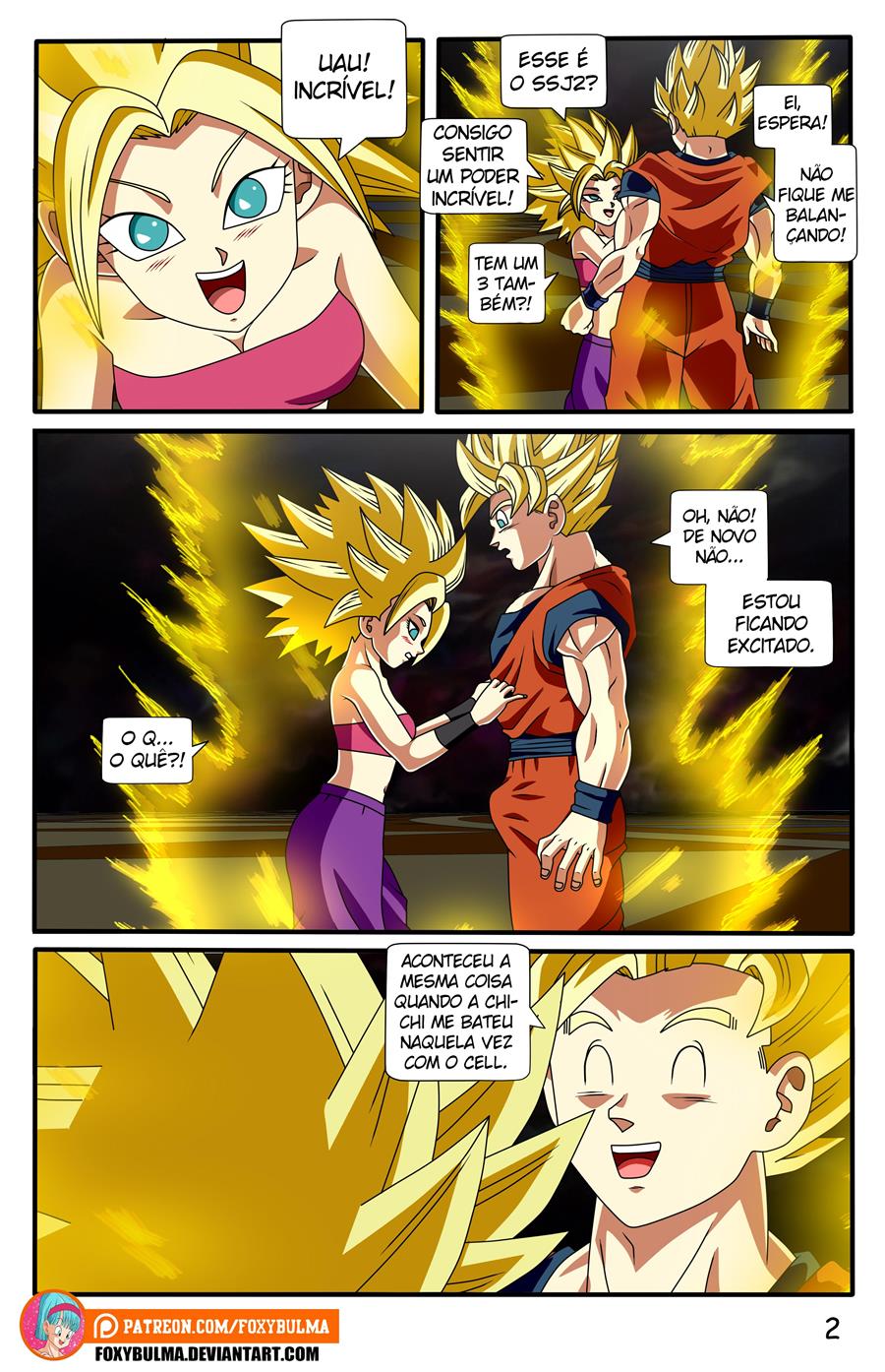 HQ Hentai: Dragon Ball - Goku vs Caulifla e Kale - Foto 3