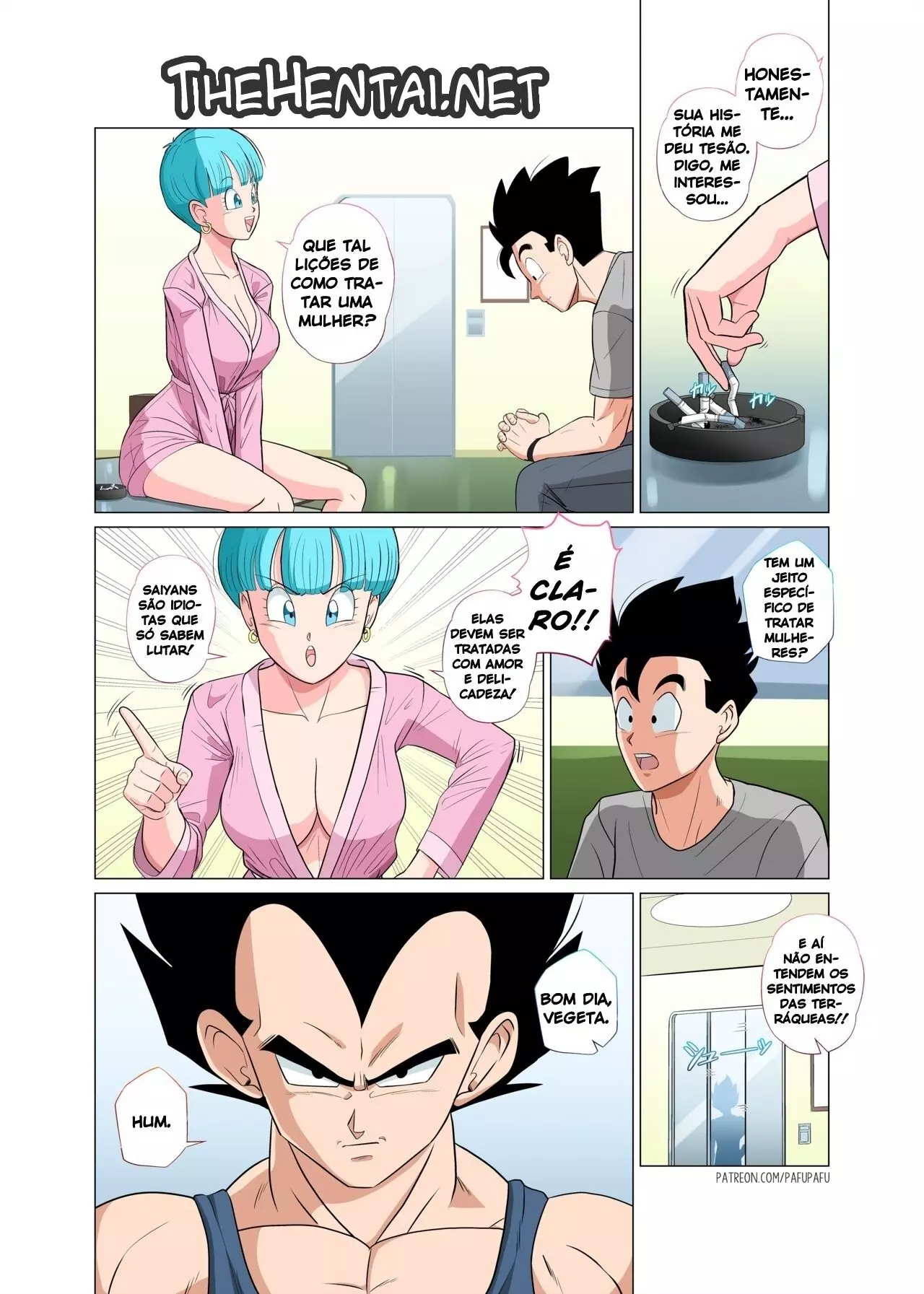 Quadrinhos Porno - Dragon Ball: Bulma ensina Gohan 3 - Foto 6