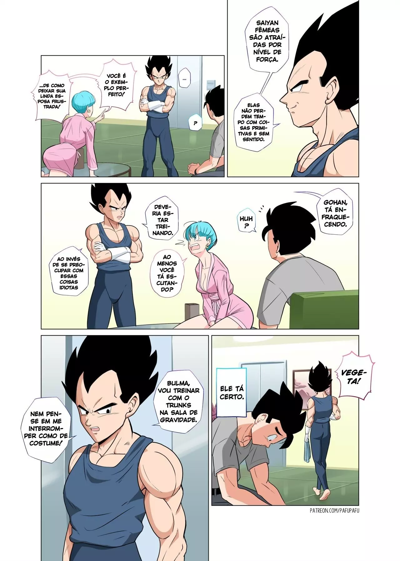 Quadrinhos Porno - Dragon Ball: Bulma ensina Gohan 3 - Foto 7