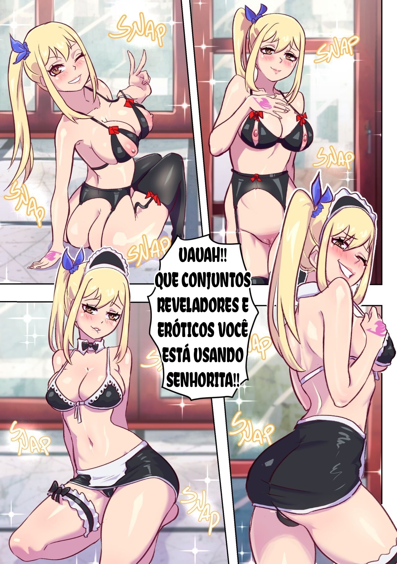 Quadrinho Erótico: Fairy Tail - Lucy x Brandish - Foto 10