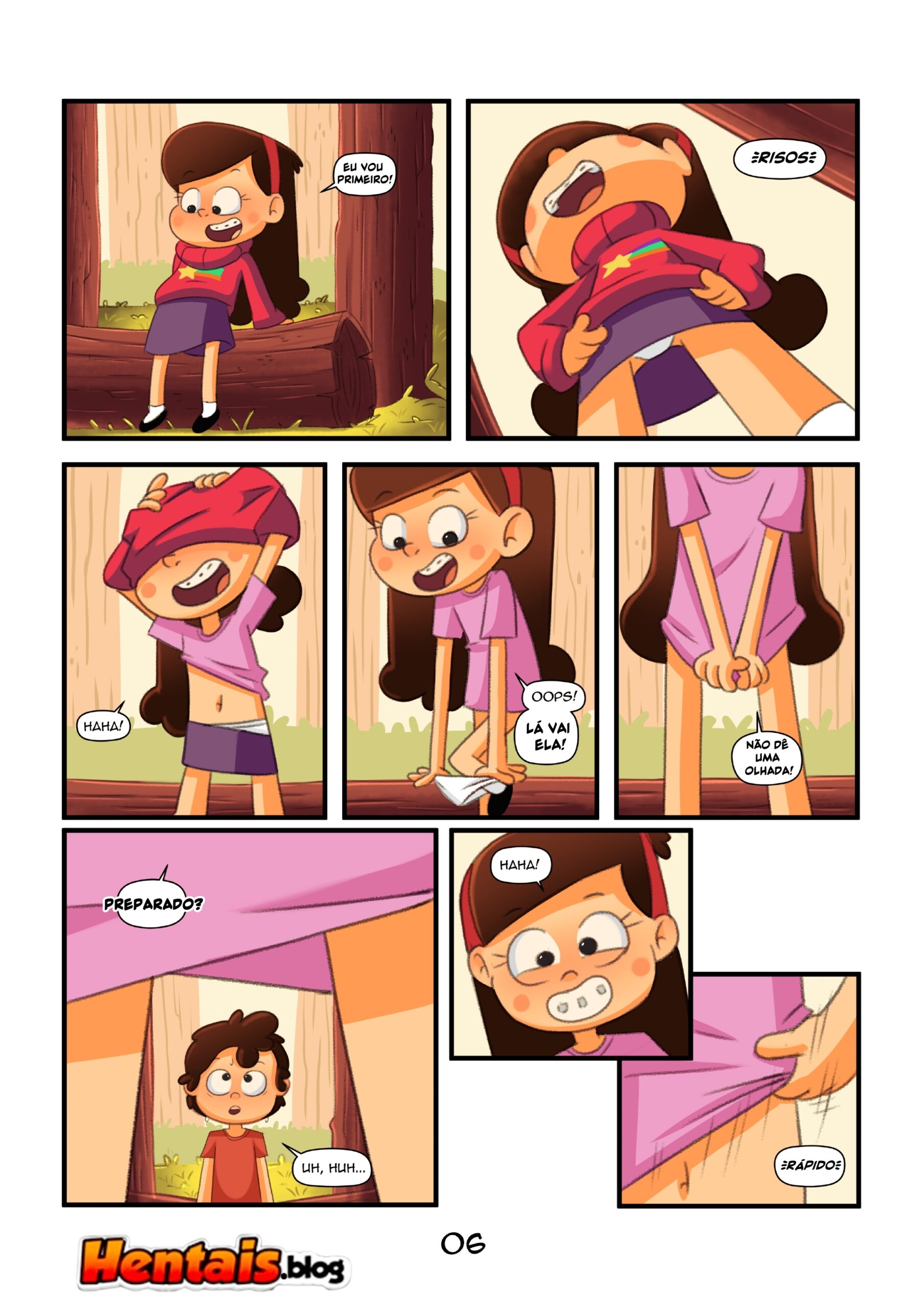 Quadrinhos Eróticos: Gravity Falls - Segredos da Floresta - Foto 7